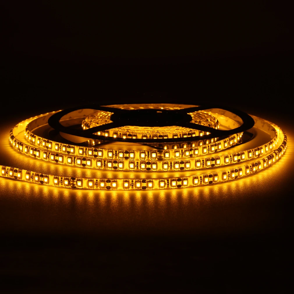 ICOCO 5 м автомобиля желтый 3528 SMD светодиодный водостойкий гибкий ремешок 12V 600 светодиодный s