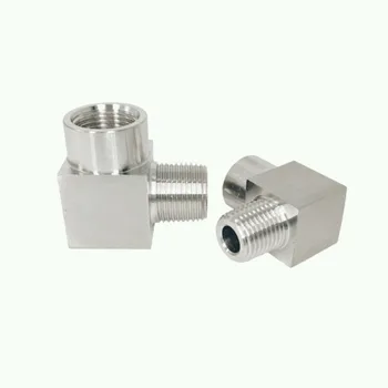 

2PCS 3/8" BSP Female To Male Thread Elbow 90 Deg 304 Stainless Steel Pipe Fitting Adapter Connector Operating pressure 2.5 Mpa