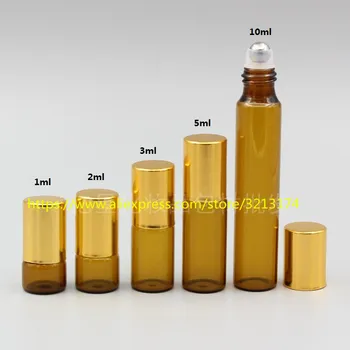 

wholesale 1ml 2ml 3ml 5ml 10ml roll-on bottle, mini sample perfume essential oil deodorization Aromatherapy Refillable Bottle