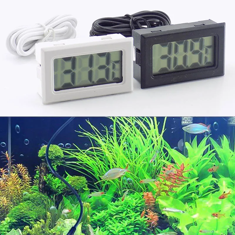Мини lcd цифровой термометр-50C-110C градусный термометр для воды электронный термометр для аквариума холодильник для помещений и улицы