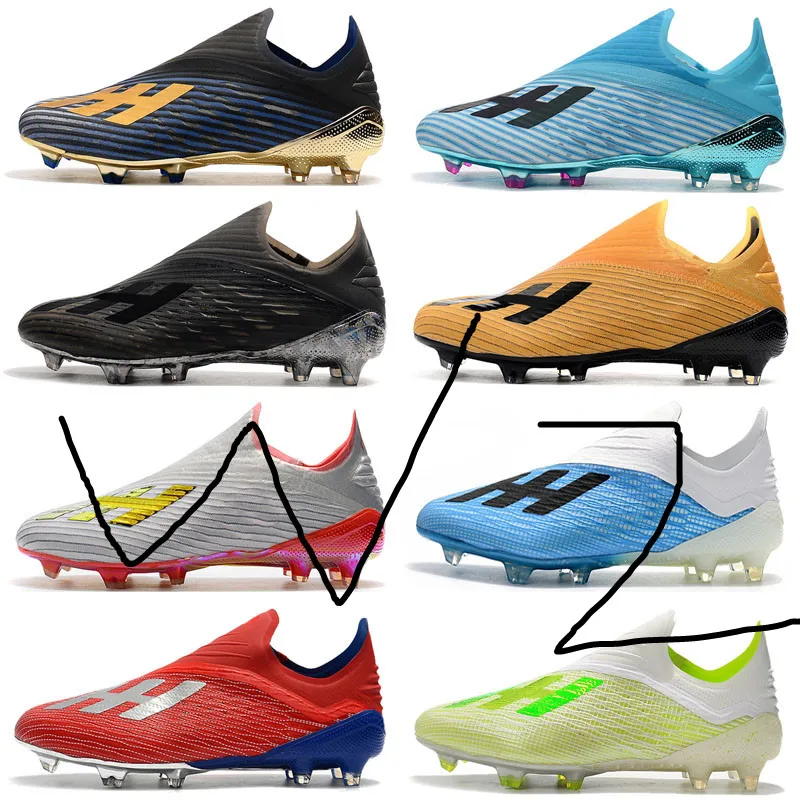 

2019 mens soccer cleats X 19+ FG soccer shoes original x 18 fg football boots outdoor scarpe da calcio high quality Nemeziz