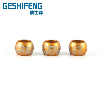 

geshifeng pigeon ring factory 8mm aluminum pigeon ring