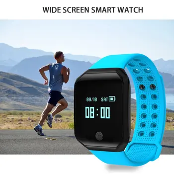 

Fashion Smart Bracelet Waterproof Pedometer Men Band Heart Rate Blood Pressure Monitor Sport Sleep Tracker Military Watch