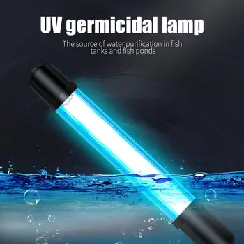 

Portable 5/7/9/11w Germicidal Lamp Aquarium Submersible UV Light UVC Ozone Bulb Tube Protective Equipment Energy Conservation
