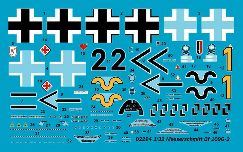 Trumpeter 02294 1/32 мессершмитт BF 109G-2-набор моделей