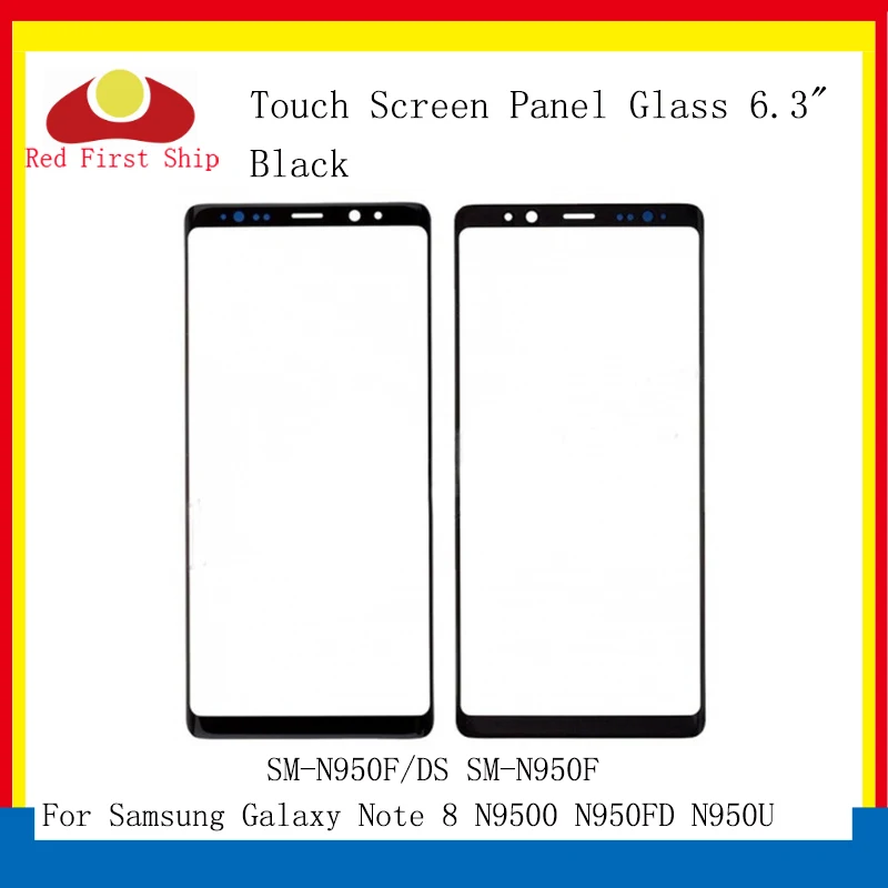Замена для samsung Galaxy Note 8 Touch N9500 N950FD N950U Сенсорная панель передняя внешняя линза