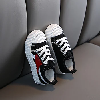 

Baby kids shoes for girl children canvas shoes boys girls sneakers Red Black White fashion toddler shoes