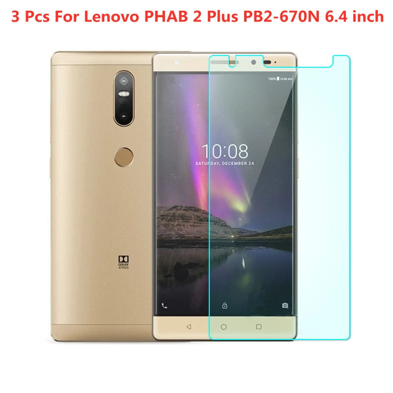 3 шт. Защитное стекло для Lenovo Phab 2 Plus |