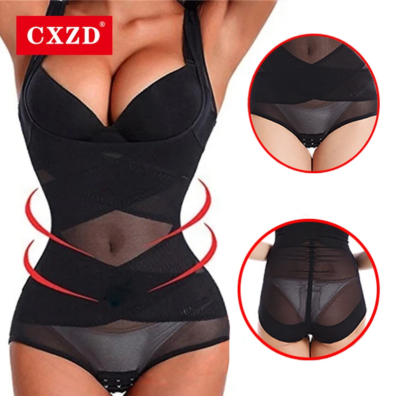 CXZD 2021 Women Body Slimming Underwear Bodysuits Waist Corset Push Up Vest Tummy Corset Post Natal Postpartum Shapewear