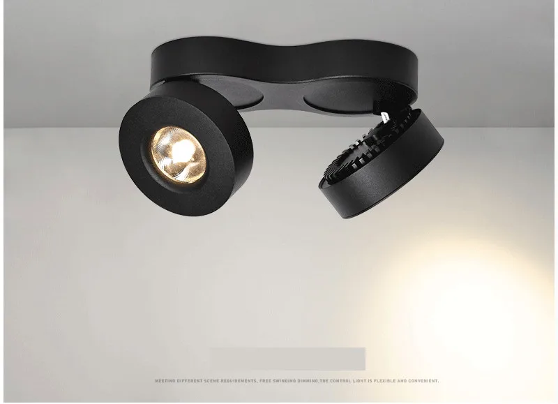 明装射灯可调角度led天花灯服装店铺商用豆胆斗胆灯吸顶双头射灯-tmall_07 - 副本