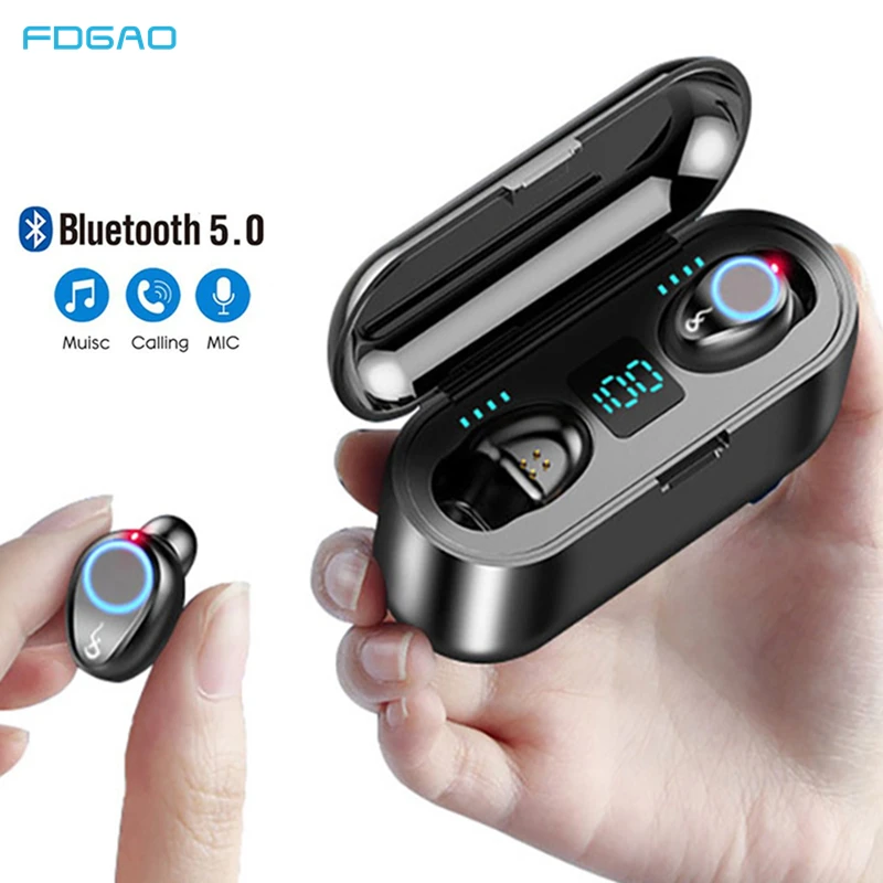 TWS Wireless Headphones Mini Bluetooth V5 0 Earphone Waterproof True Earbuds HD Stereo Headset For Xiaomi iPhone Sports Ear Buds