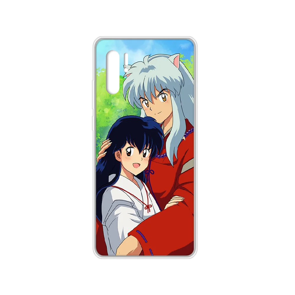 Аниме Inuyasha чехол для телефона HUAWEI p 8 9 10 20 30 40 P pro Smart 2017 2019 Z lite Прозрачный Бампер