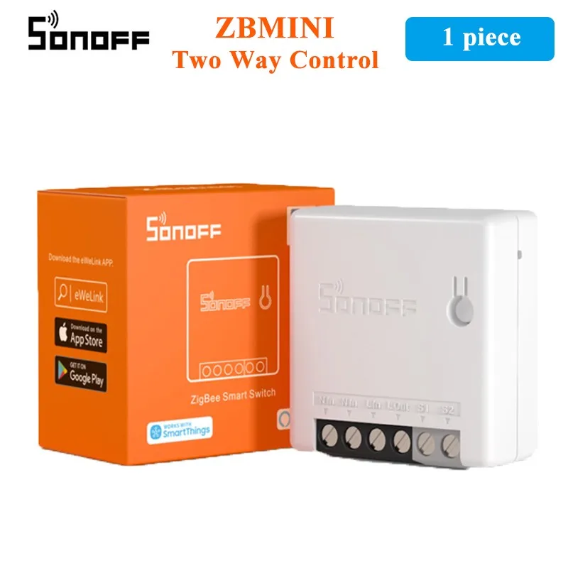 SONOFF ZBMINI Zigbee 3.0 Mini Smart Switch DIY Two Way Module eWelink APP Control ZBBridge Required Work with Aelxa Google Home 