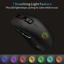 VODOOL, Новая Беспроводная игровая мышь Tenmos M600, перезаряжаемая оптическая компьютерная мышь с подсветкой, Встроенная перезаряжаемая батарея для ноутбука