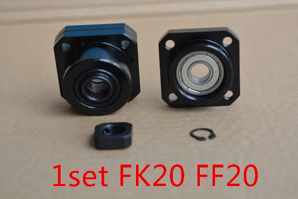 

SFU2505 шариковый винт поддержка FK20 и FF20 использовать шариковый винт 25 мм 2505 SFU2510 шариковый винт конец опоры 1 комплект