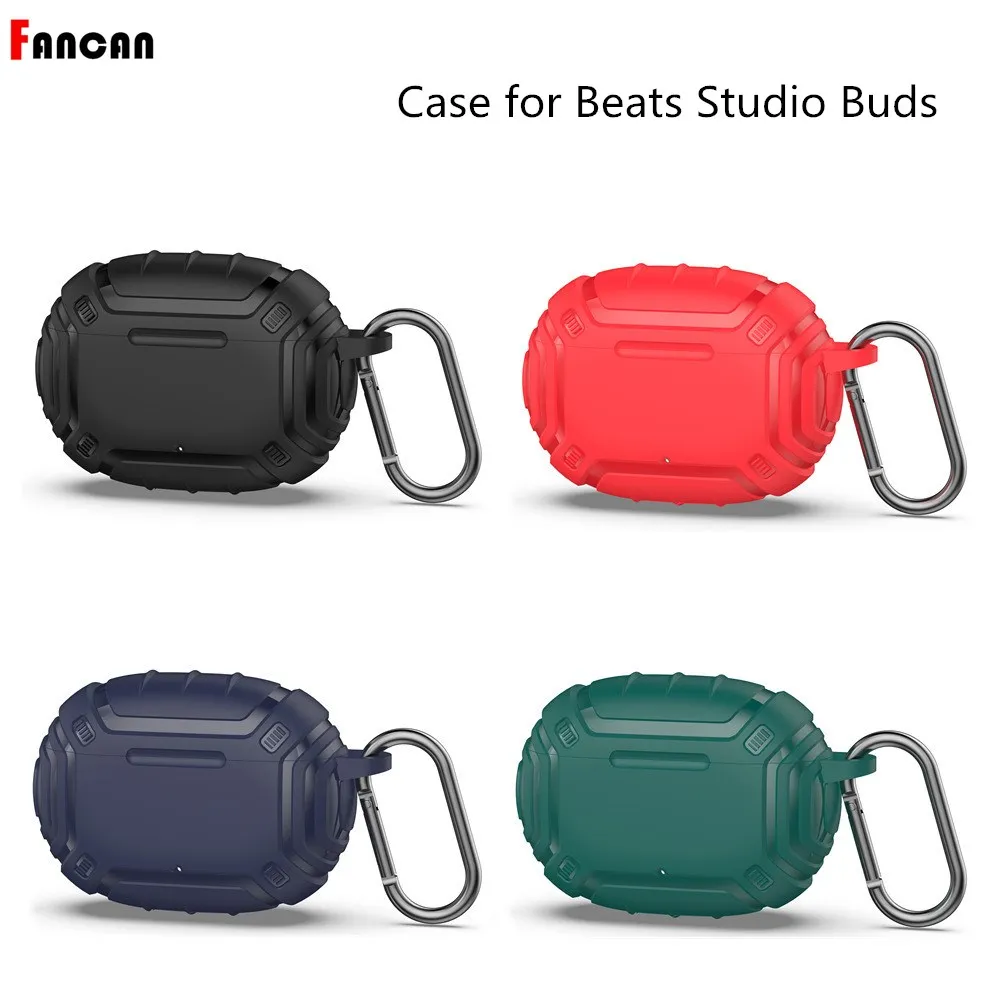 Custodia Di Lusso Per Beats Studio Buds Con Gancio Nuovi Accessori Per Auricolari In Tpu Antiurto Per Beats-Studio Buds Funda