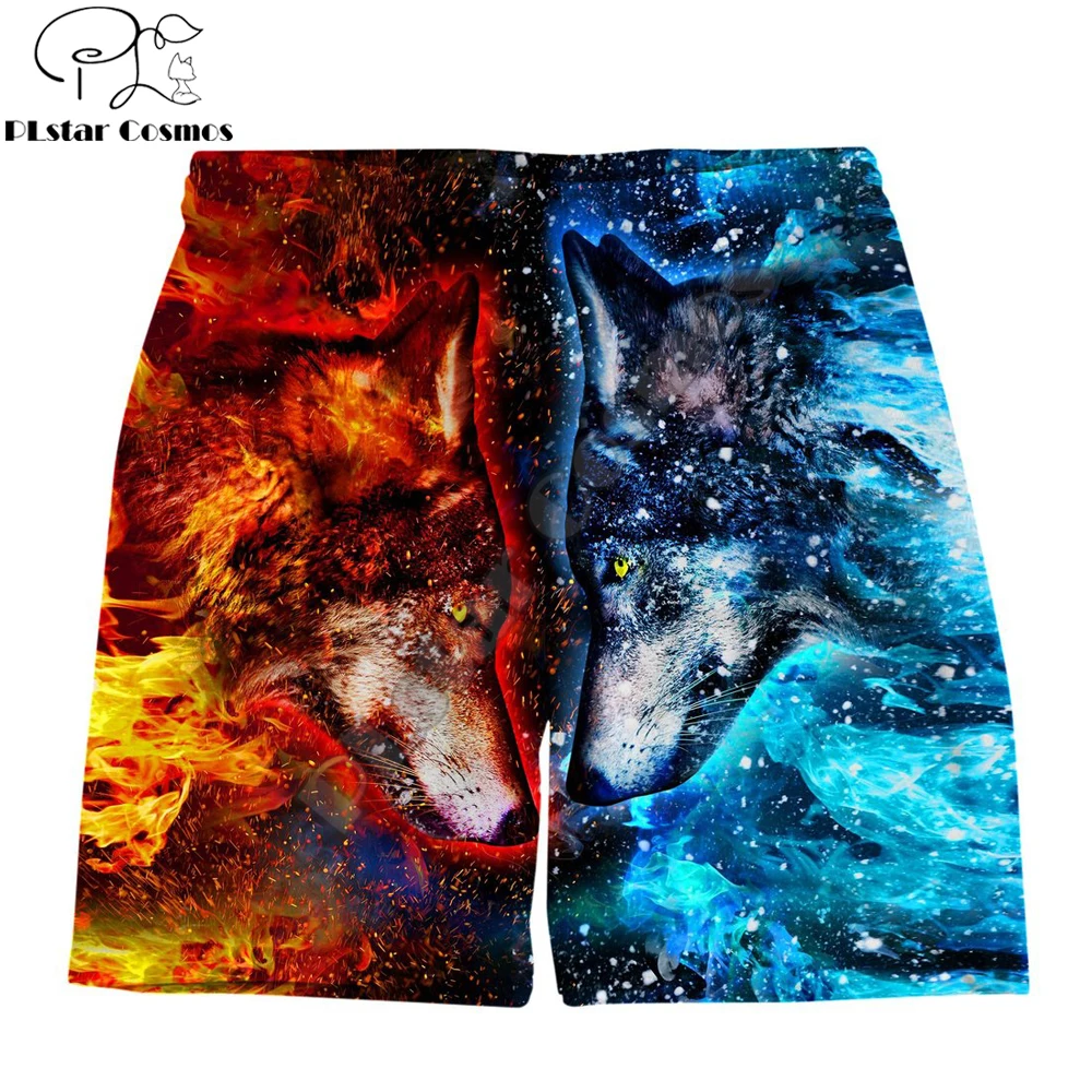 

Animal wolf/elephant/ sloth/cat 3D Printed Mens Shorts Unisex Streetwear Shorts Summer Beach Harajuku Casual Shorts DK-9