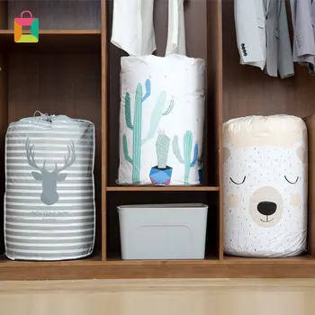 

Folding storage bag clothes blanket quilt closet sweater storage box storage bag high quality finishing storage box Cozy
