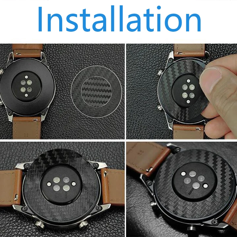 Premium Carbon Fiber Texture Back Film & Glass Screen Protector