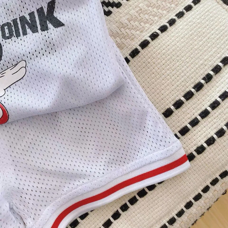 baby clothing set essentials 2021 Summer Kids Clothing Sets Cartoon Print Children's Quick-drying Suit Baby Boys Girls Mesh Sleeveless T Shirts Shorts 2pcs baby clothing set red	
