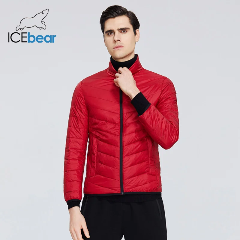  ICEbear, новинка 2020, легкий мужской пуховик, Качественная мужская куртка, мужское весеннее пальто, Теплая мужская одежда, MWY19999D 