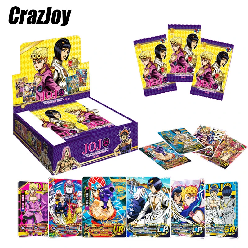 22 New Japanese Anime Jojo Bizarre Adventure Character Collection Rare Cards Box Game Collectibles Card For Child Kids Gifts Game Collection Cards Aliexpress