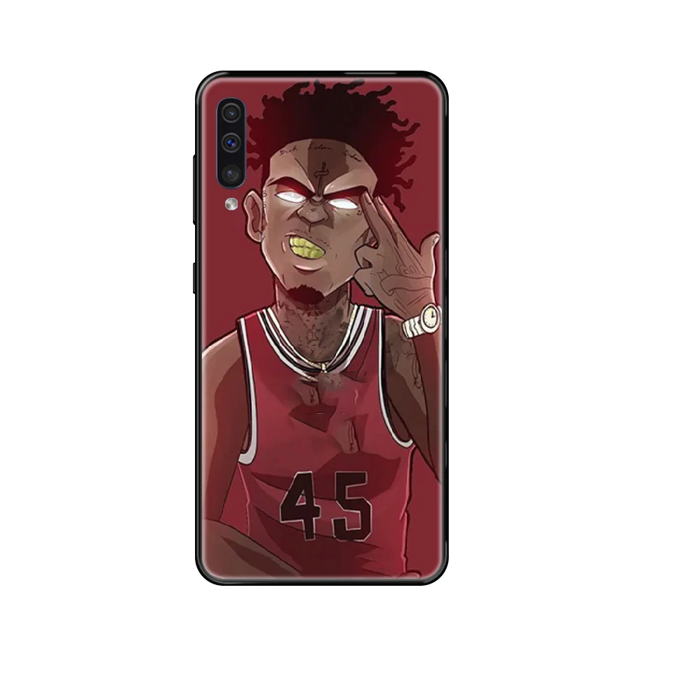 Rapper kodak black Phone case For Samsung Galaxy A 3 5 6 7 8 20 40 50 70 71 E S Plus 2016 2017 2018 black soft cell cover trend
