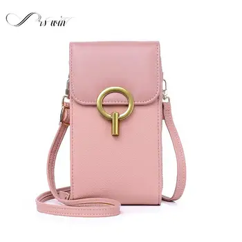 

Women Mini Handbags and Purses Leather Cluth Bag Small Ladies Crossbody Messenger Bags Solid Color Cards Purse Phone Money Bag