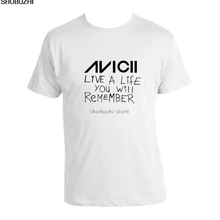 Avicii Live A Life You Will Remember футболка унисекс тройник avicii EDM Dance Legend мужские брендовые футболки хлопковые топы для мужчин sbz1148