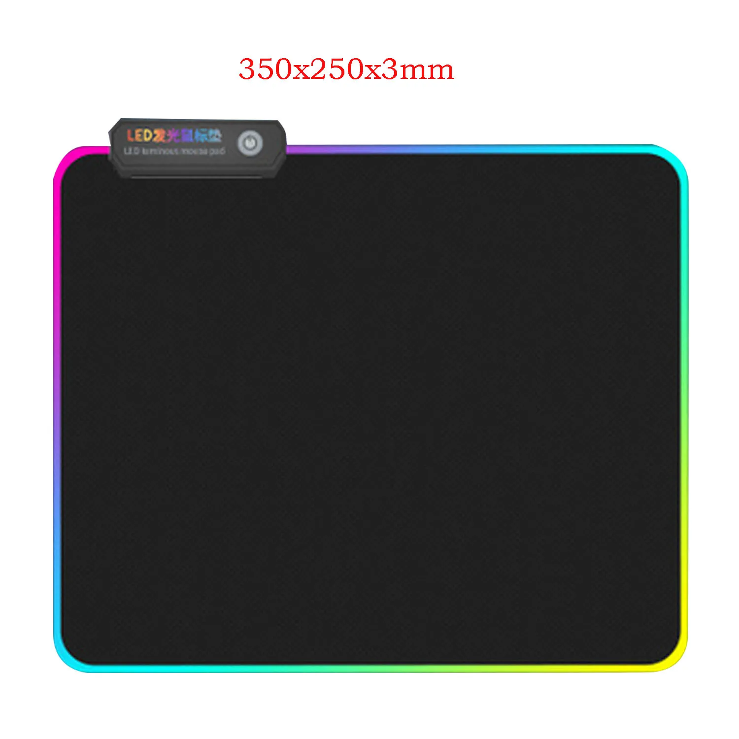 type D Besegad большой USB геймер Коврик для мыши проводной светодиодный RGB красочное освещение игровой коврик для мыши нескользящий ноутбук компьютерная мышь коврик - Цвет: type D