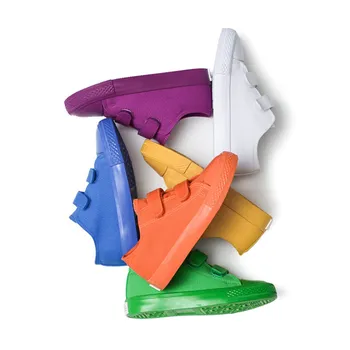 

Kids Shoes For Girl Children Canvas Shoes Boys Candy Color 2018 Spring Autumn White Sneakers Children Single Shoes Girls