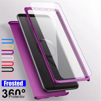 

360 Full Protection Cover Phone Case For Samsung Galaxy S20 Ultra M10 M20 M30 J4 A9 A8 J6 A6 A7 J8 2018 S9 S8 S10 Plus hard case