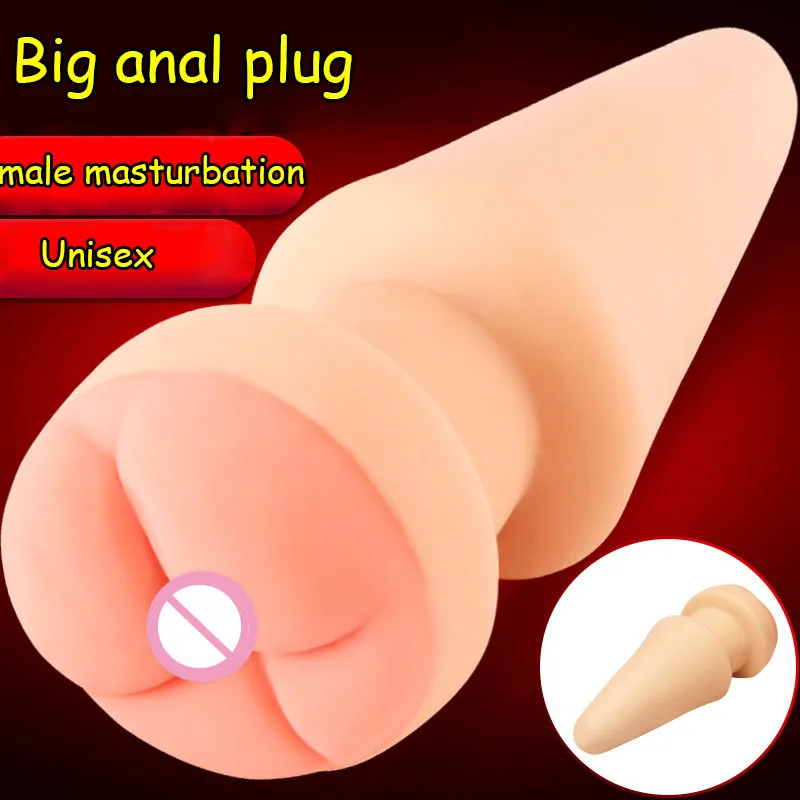 Unisex Soft Huge Butt Plug Dilatador Anal Masturbator Vagina Sexe Gay Adult Sex Toys For Couples Butplug | Красота и здоровье
