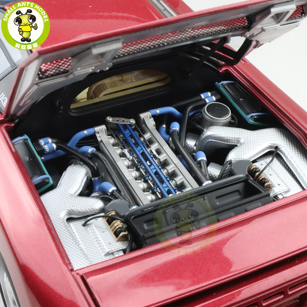 1/18 Bugatti EB110 GT Autoart 70977 литая под давлением металлическая модель автомобиля для мальчиков и девочек подарок на день рождения красный цвет