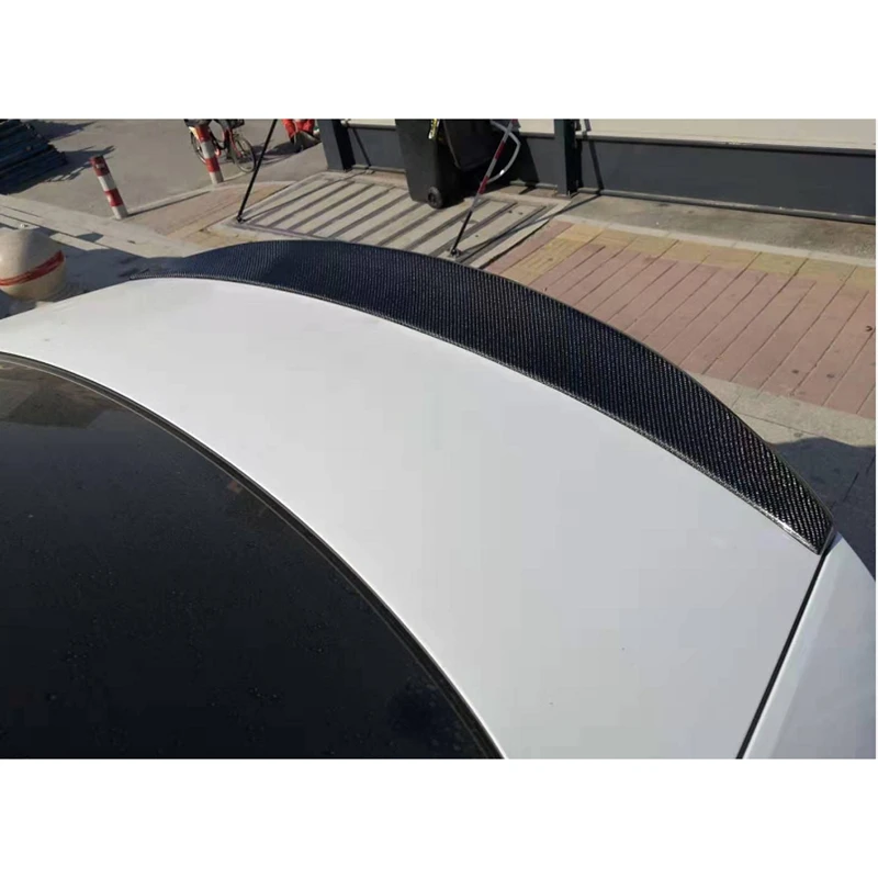 Для Audi A4 A4L B8 Люкс 2009 2010 2011 2012 заднее крыло спойлера, на крышке багажника Спойлеры крыльев из углеродного волокна