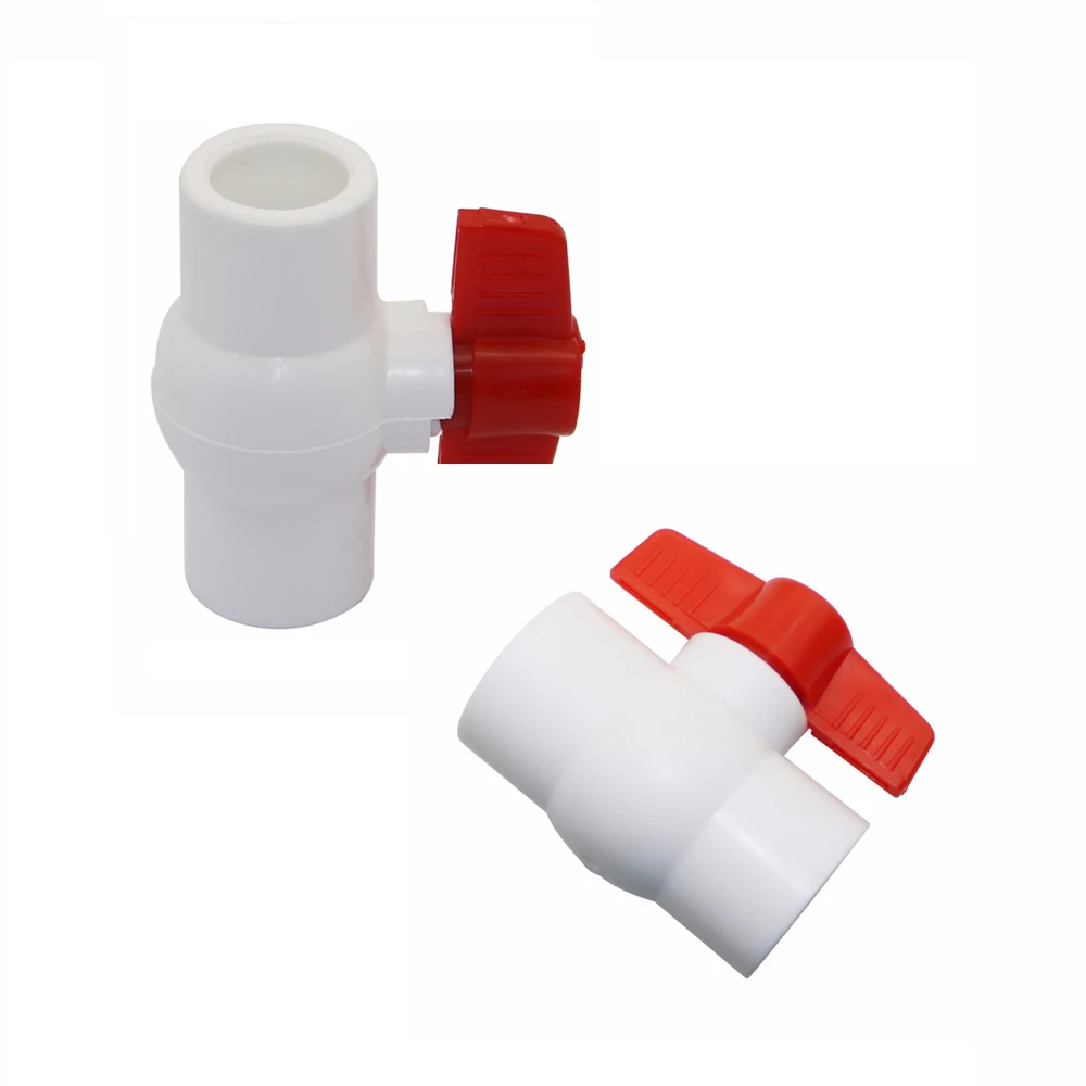 40mm PVC Ball Valve Plumbing Fittings Agriculture Tools Garden Irrigation Water Pipe Connector 1 Pc | Дом и сад