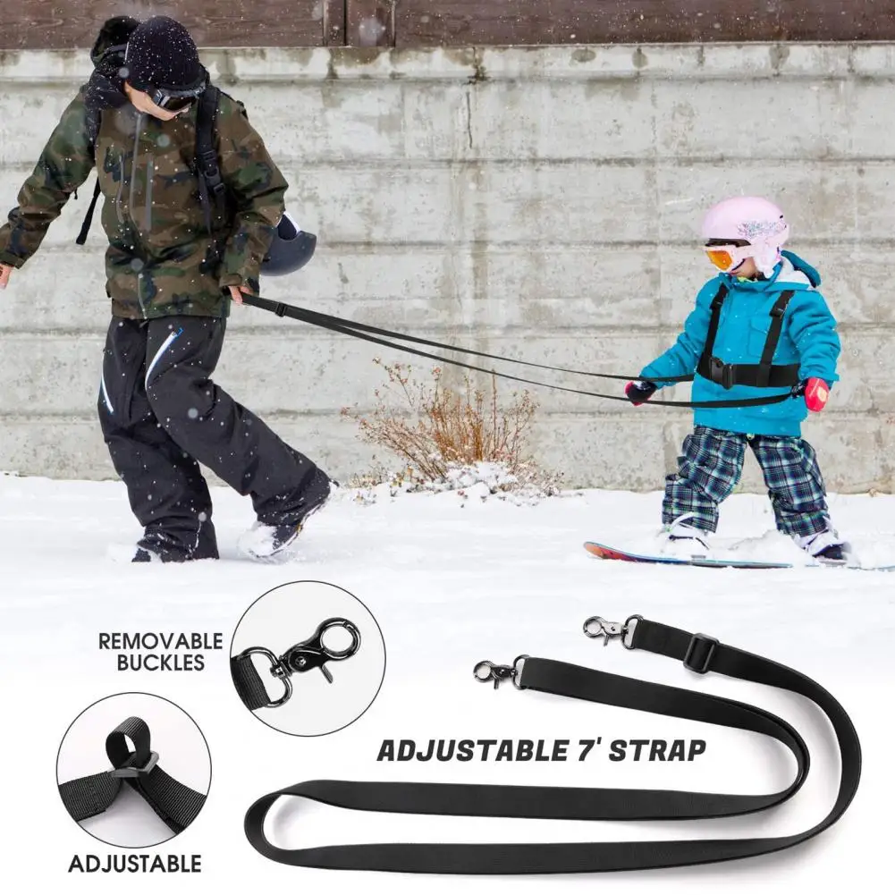 Multifunctional Skiing Safety Belt Reliable Safe Guidance High Quality Children Ski Shoulder Strap with Traction Rope 3