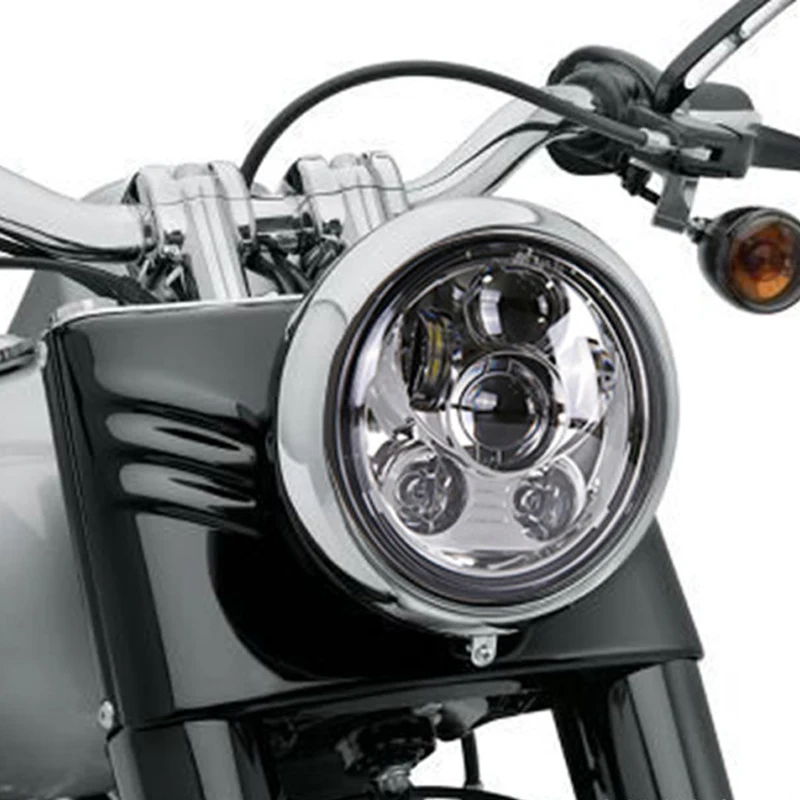 1 шт. мотоциклетные фары светодиодный 7 дюймовые фары для Moto светодиодный фары для Харли Дэвидсон Аксессуары для мотоциклов