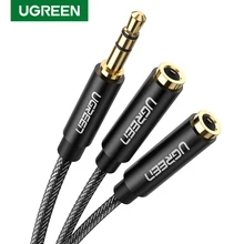 Cable Headphone-Splitter AUX UGREEN Y Male-To-2-Port