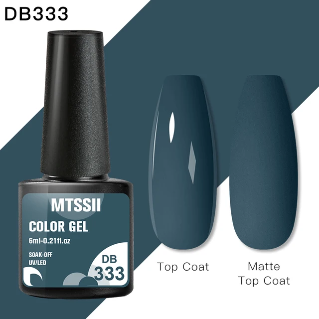 Mtssii Reflective Glitter Gel Nail Polish 6ml Sparkling Auroras Laser Nail Gel Nail Art Varnish Semi Permanent Top Base Gel Q15197 NO Reflective