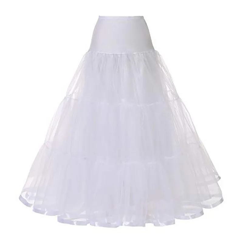 WOWBRIDAL длинная юбка гофрированная кринолиновая винтажная Свадебная Нижняя юбка для свадебных платьев Нижняя юбка-пачка в стиле рокабилли