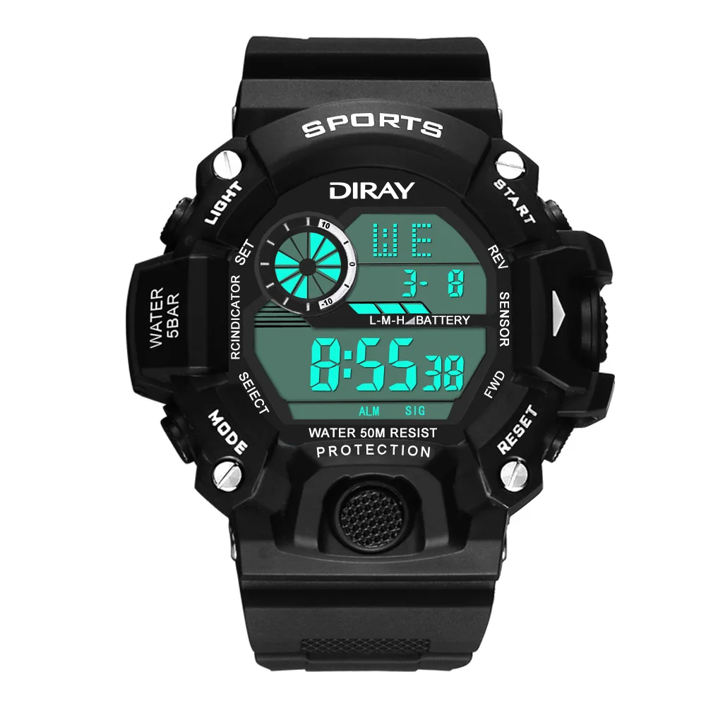

Wechat Business Association Rui Sports Electronic Watch Outdoor Sports Multi-functional Waterproof Watch Men's Students Luminous