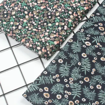 

Broken flower pure cotton plain grain grinding plush cloth printing cloth han version flannel children's clothing fabric