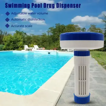 

Swimming Pool Large Flexible Automatic Disinfection Dosing Device Floater Floating Chlorine Dispenser Tablet With Scale