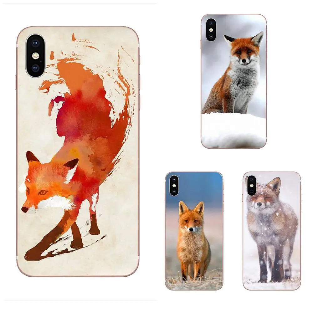 Мягкий модный мобильный телефон Lonely Winter Fox для samsung Galaxy Note 5 8 9 S3 S4 S5 S6 S7 S8 S9 S10 5G mini Edge