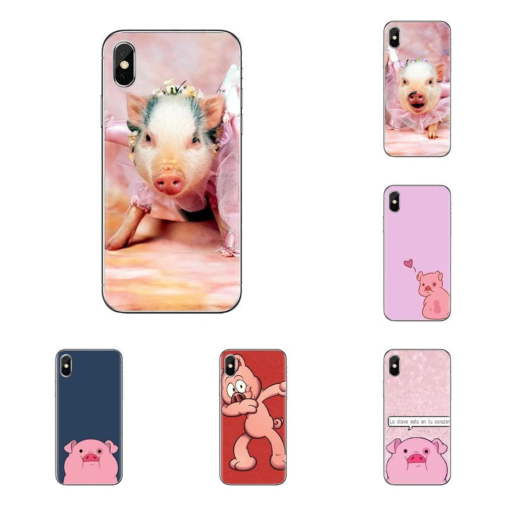 Hot selling cute pig For Xiaomi Mi6 Mi 6 A1 Max Mix 2 5X 6X Redmi Note 5 5A 4X 4A A4 4 3 Plus Pro Transparent Soft Cases Covers |