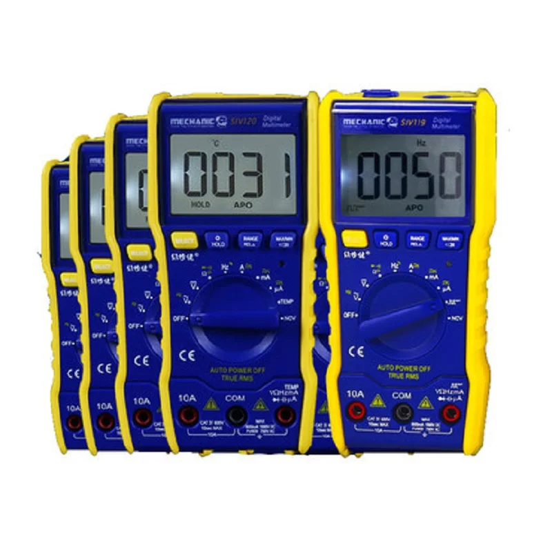 

MECHANIC SIV119 SIX120 Full Automatic Multimeter Electrician Maintenance MINI Digital Display Multimeter