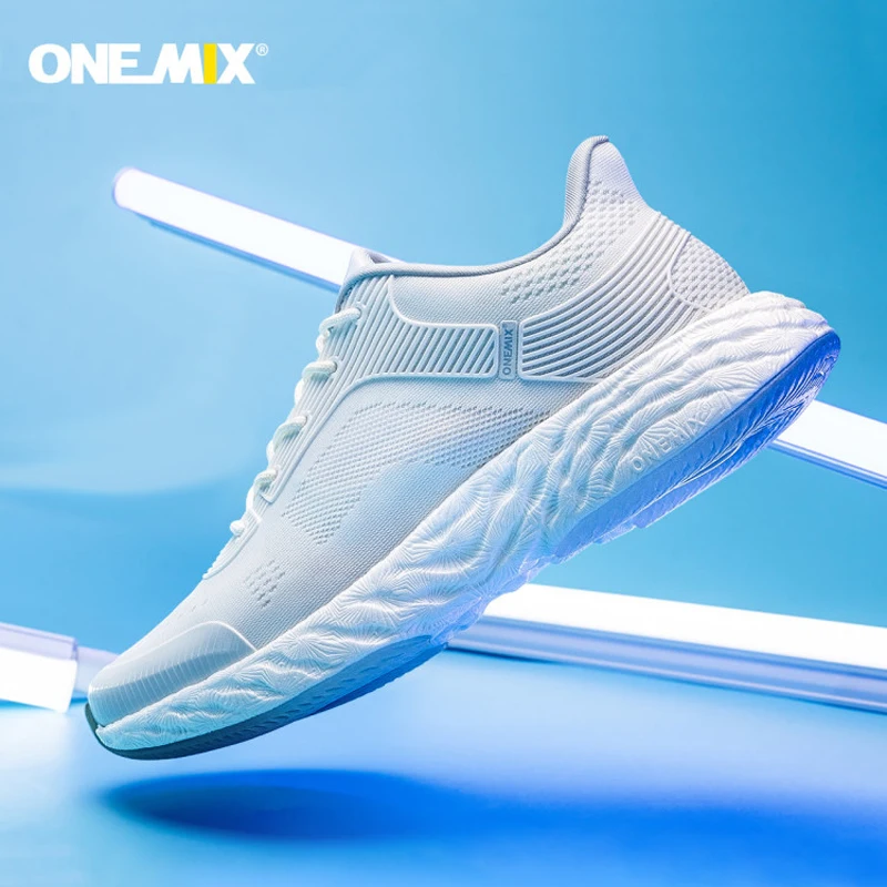Кроссовки ONEMIX дорожные для мужчин и женщин амортизирующие Легкие беговые