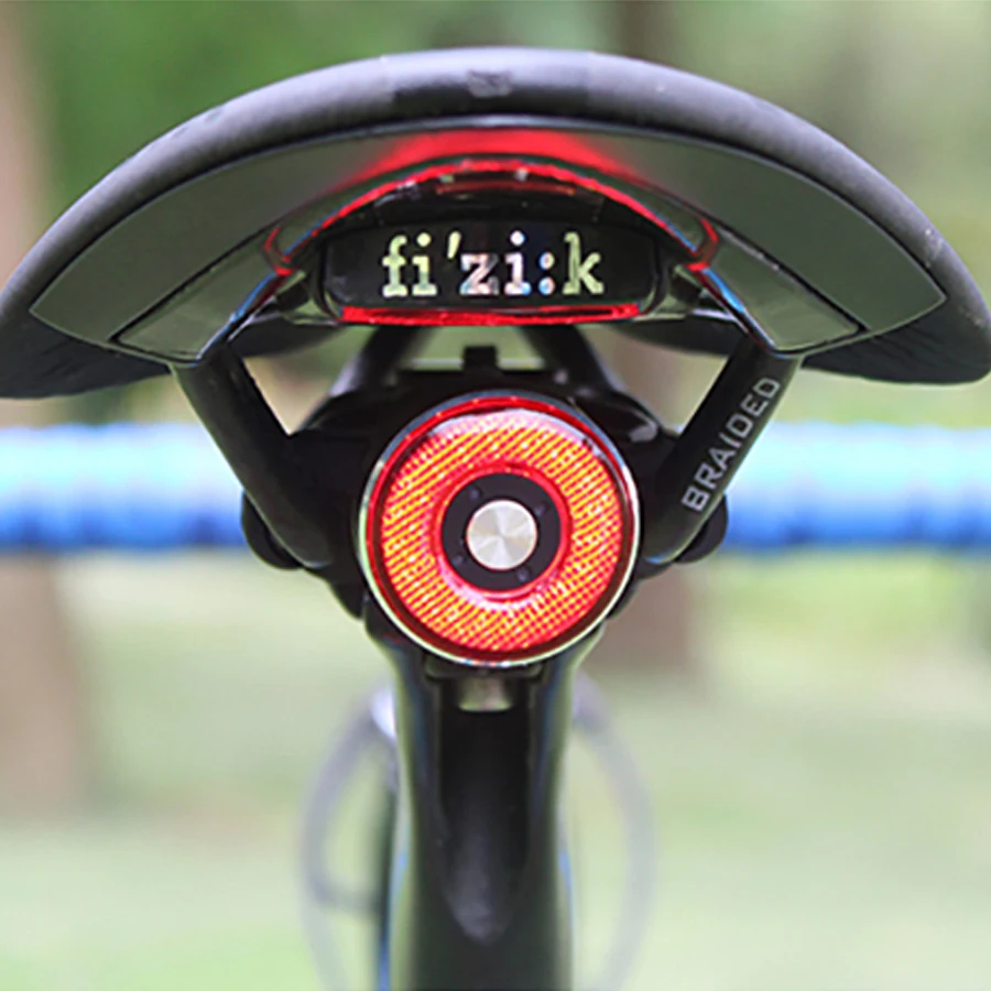 

Cycling Taillight Smart Brake Bike Rear Light Auto Start/Stop Brake Sensing MTB Road Cycle Rear Light Waterproof LED Charging