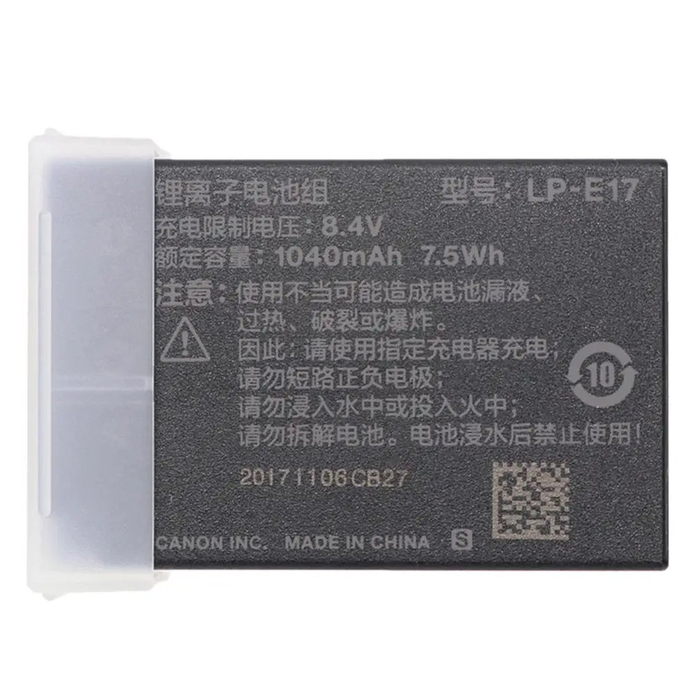 Carregador Original para Canon Bateria 1040mah Lc-e17e 750d 760d 77d 800d Eos m3 T6s T6i T7i X8i 8000d m6 m5 m3 Sl2 ° Lp-e17 - Image 6